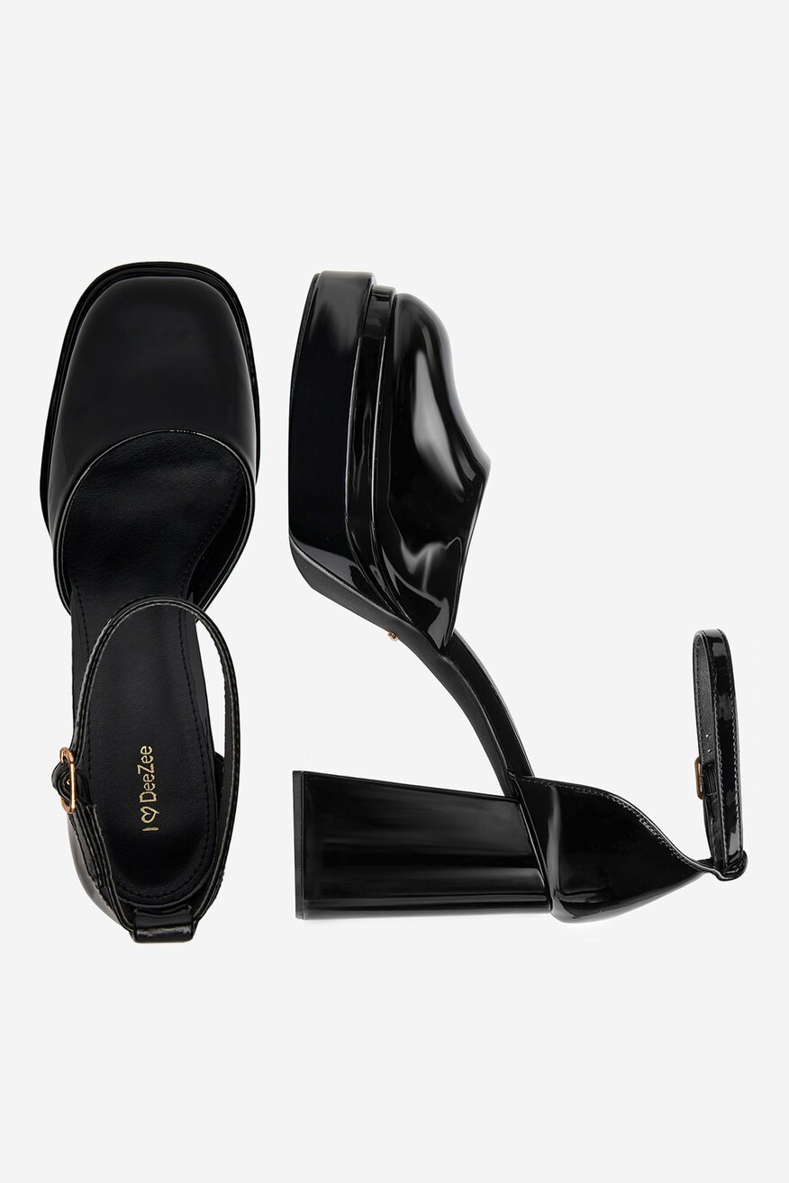 Pantofi cu toc DeeZee NEGRU - 5904410819649