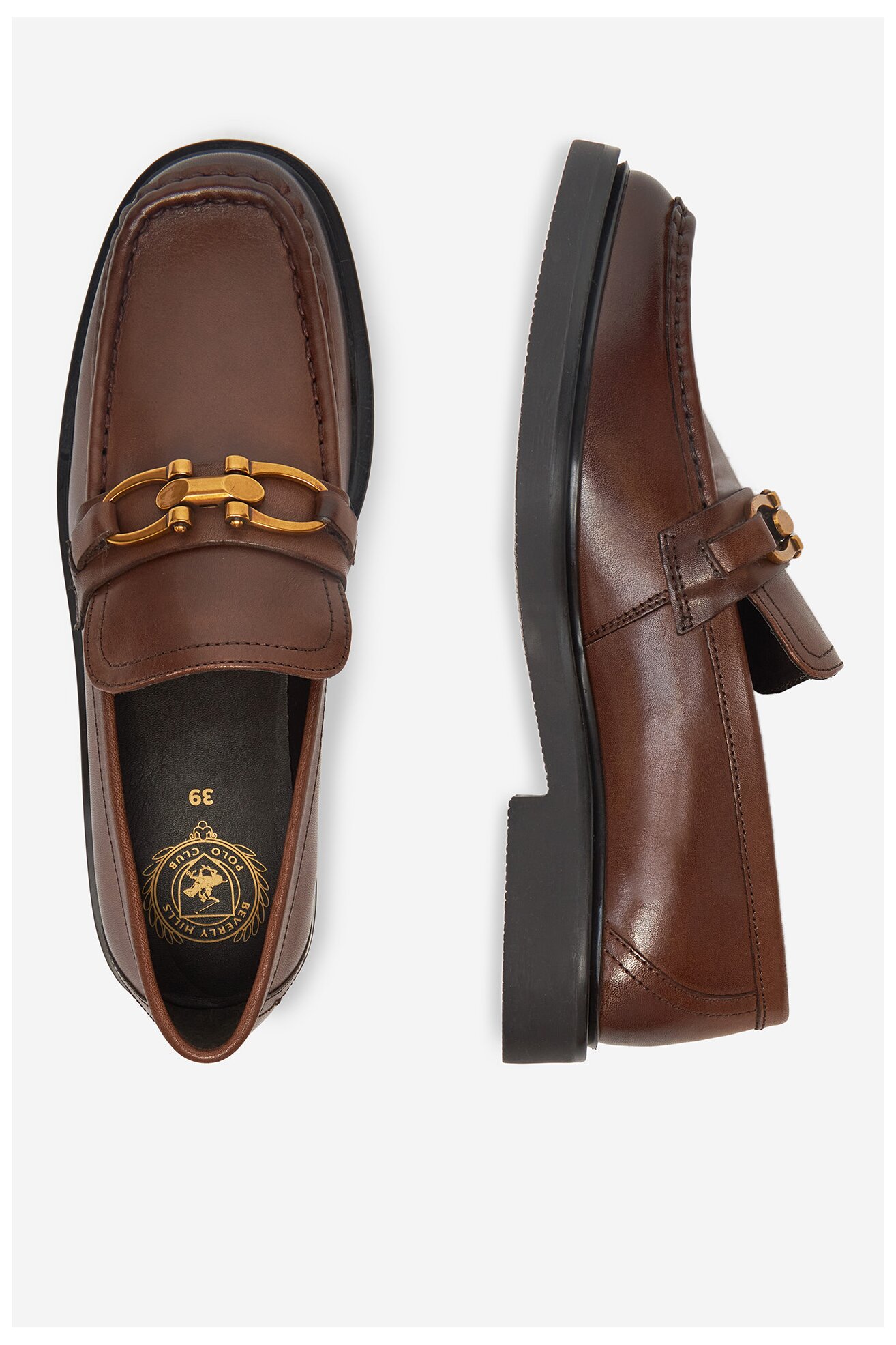 Mokasyn Beverly Hills Polo Club WI34-DOVER-01 Brązowy