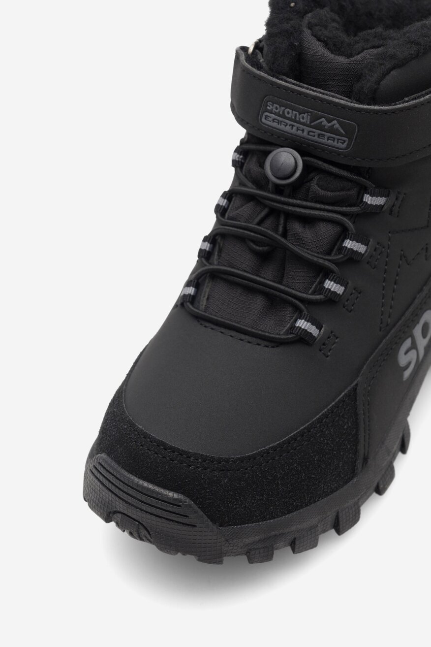 
                Csizma SPRANDI EARTH GEAR FEKETE - 5905588081012