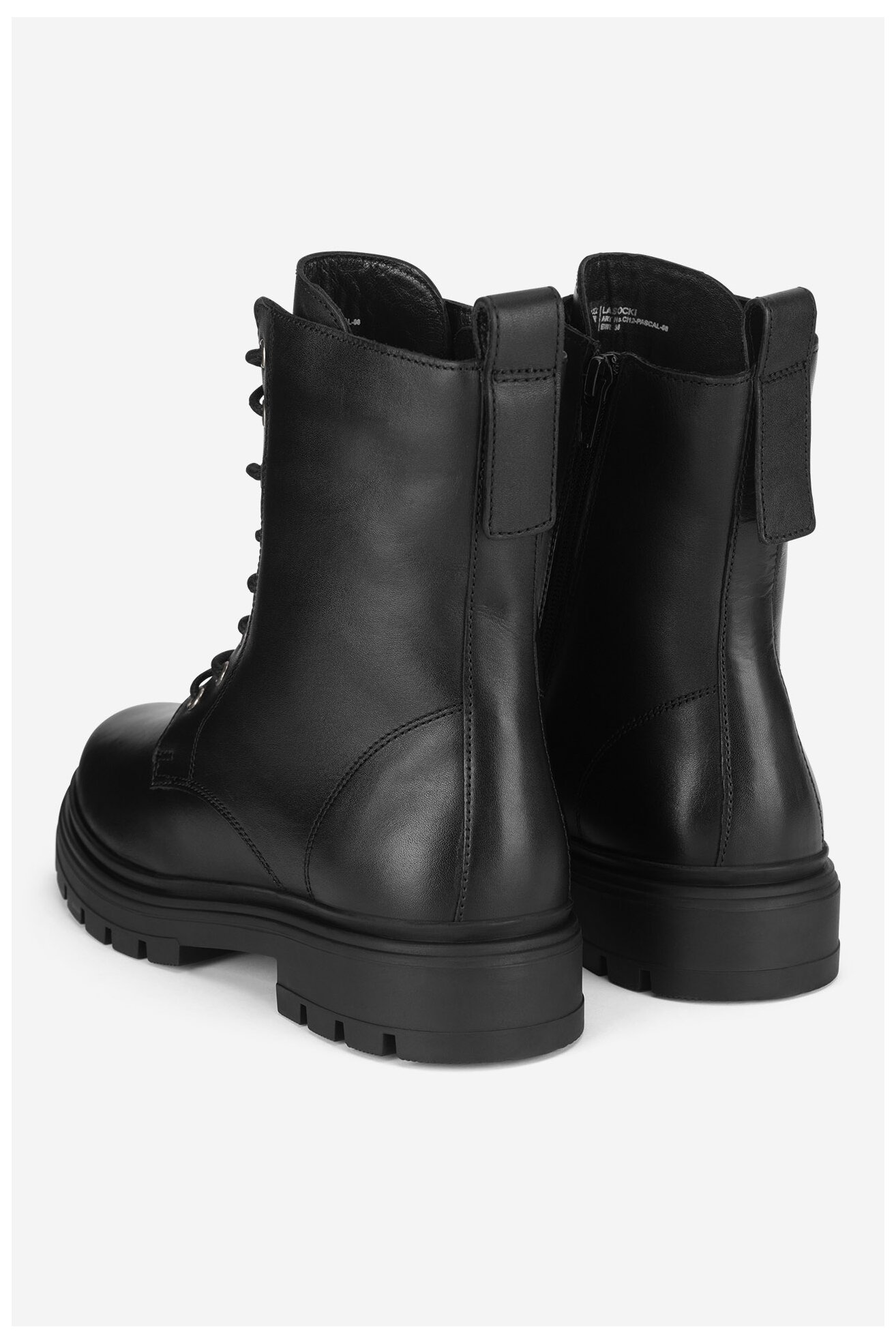 Šněrovací vyšší obuv Lasocki Young PASCAL CI12-PASCAL-08 ČERNÁ