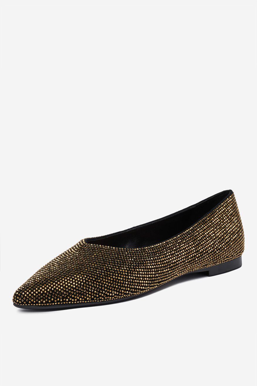 
                EVA MINGE - Baleriny skórzane - 5907964017059