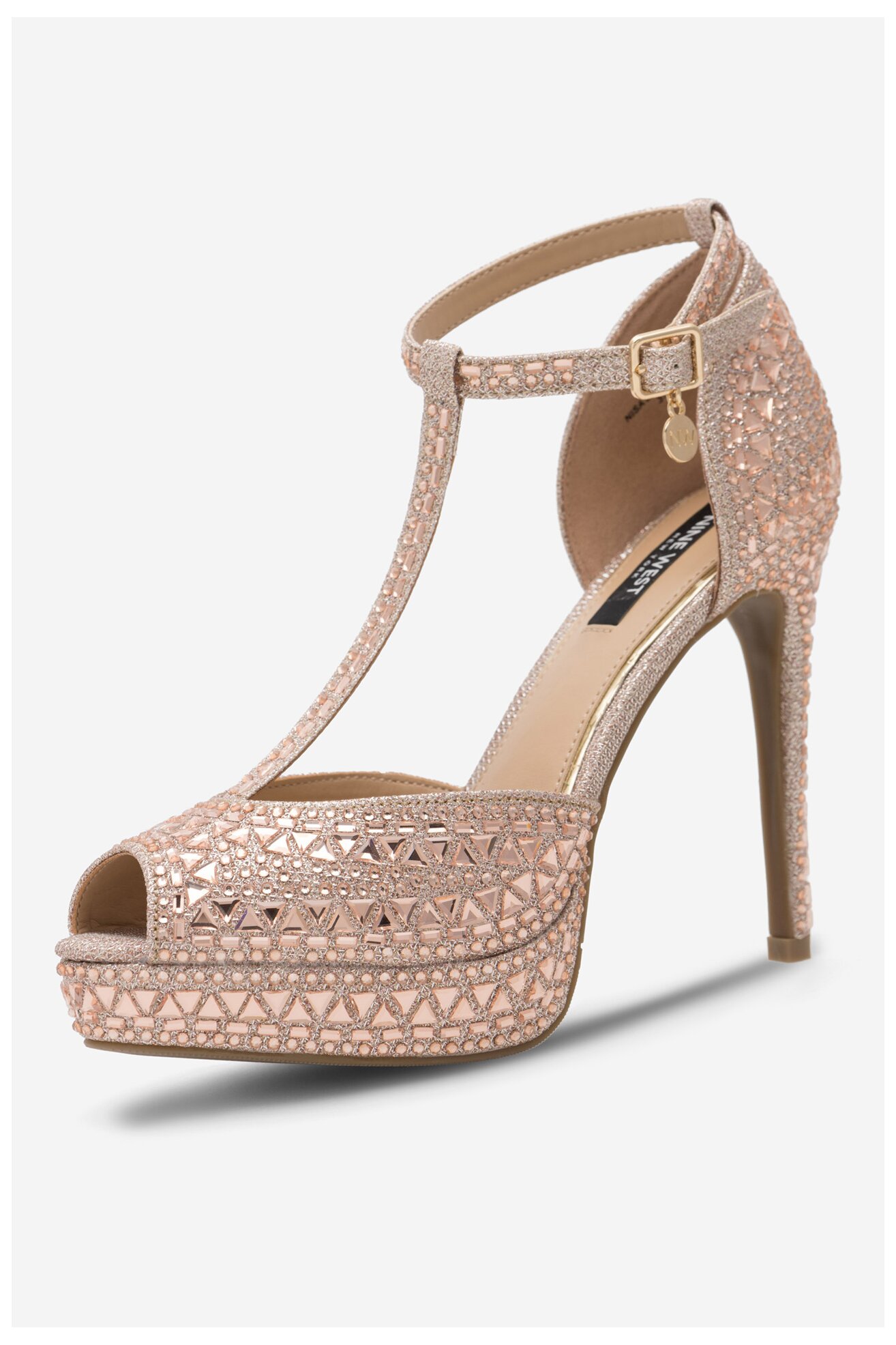 Sandały NINE WEST NISA SY015-1NW Różowy