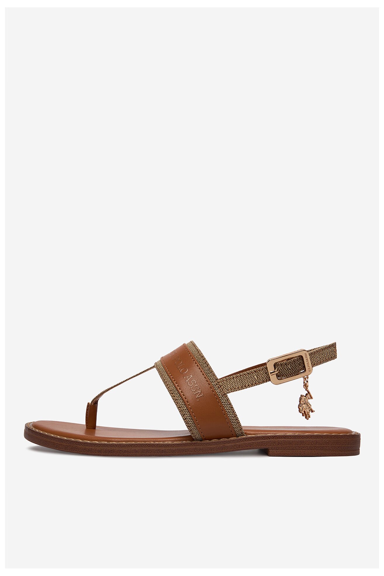 Sandały U.S. POLO ASSN. EO-CASSIE001W/6TY1 Camel