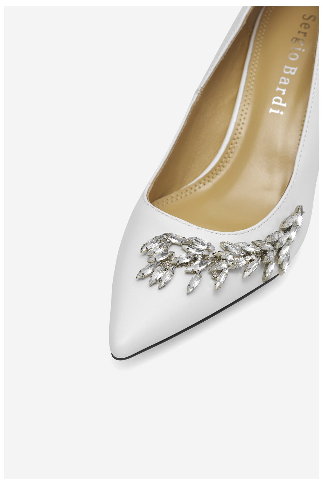 Czółenka Sergio Bardi WFA2532-3Z-SB Biały