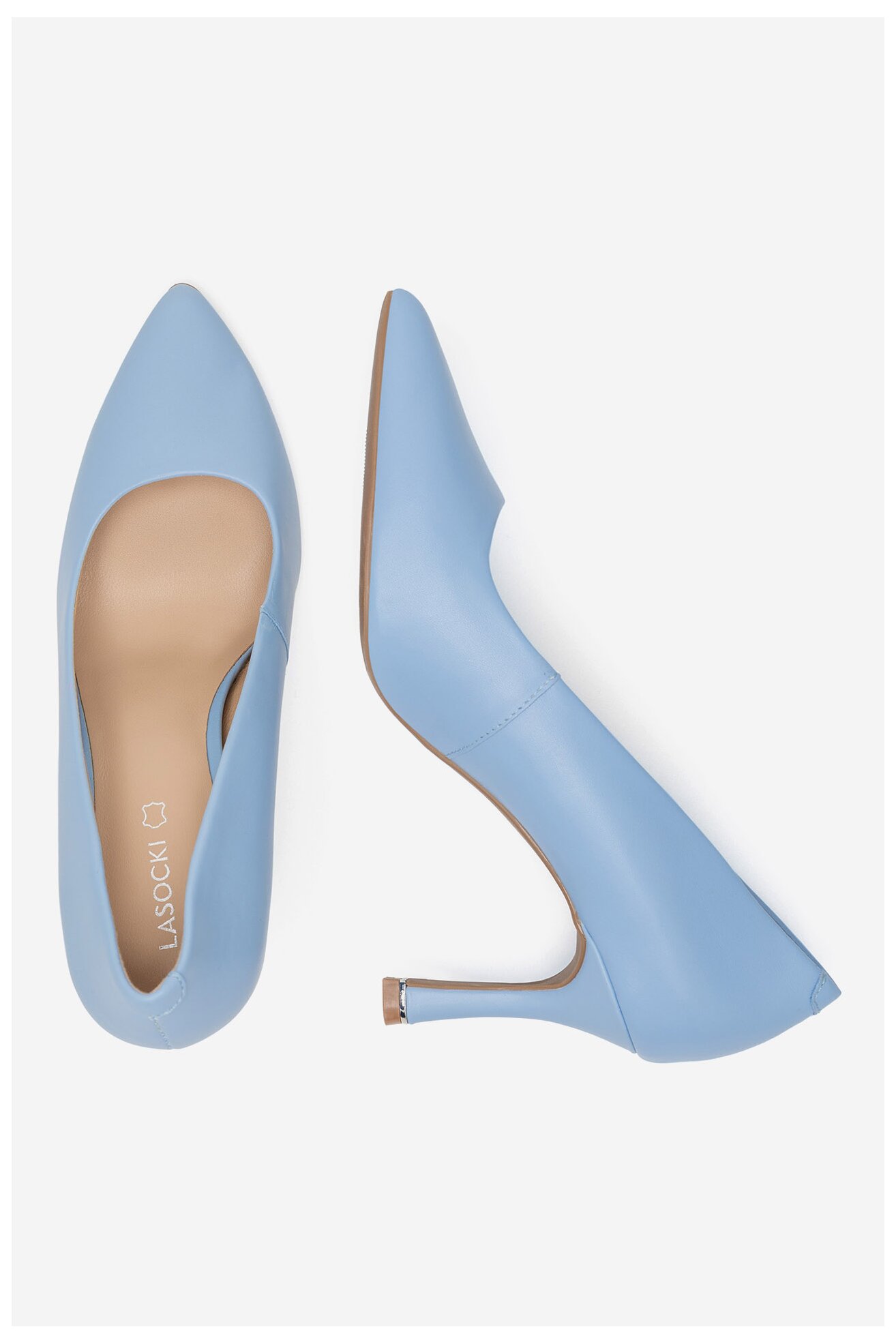 Czółenka Lasocki WYL3794-1Z Niebieski jasny