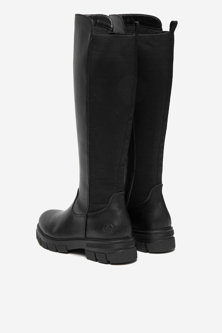 Rieker - Kozaki skórzane ocieplane - 2230085558198