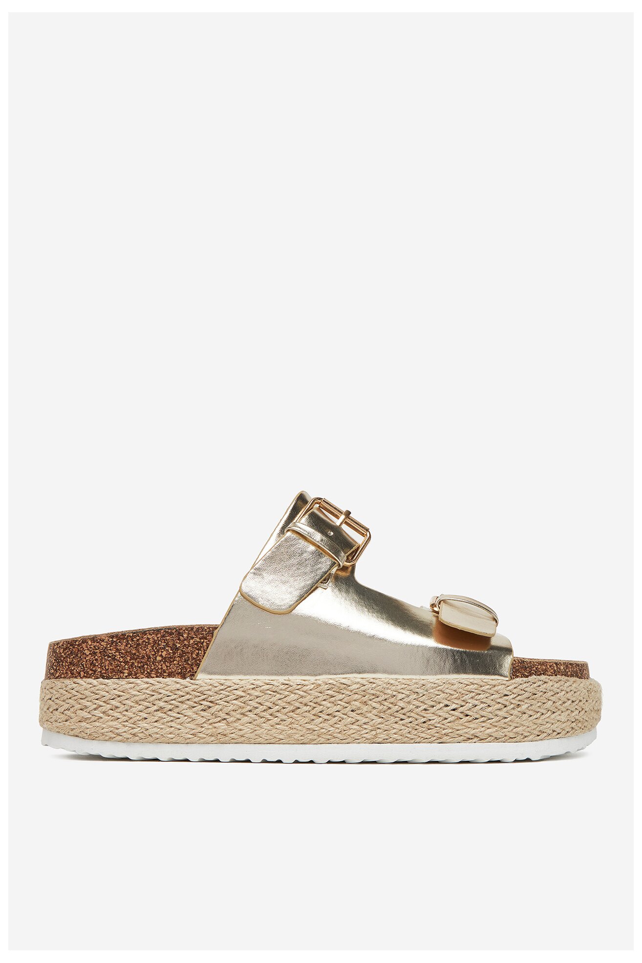 Klapki DeeZee LB-P1690 Złoty