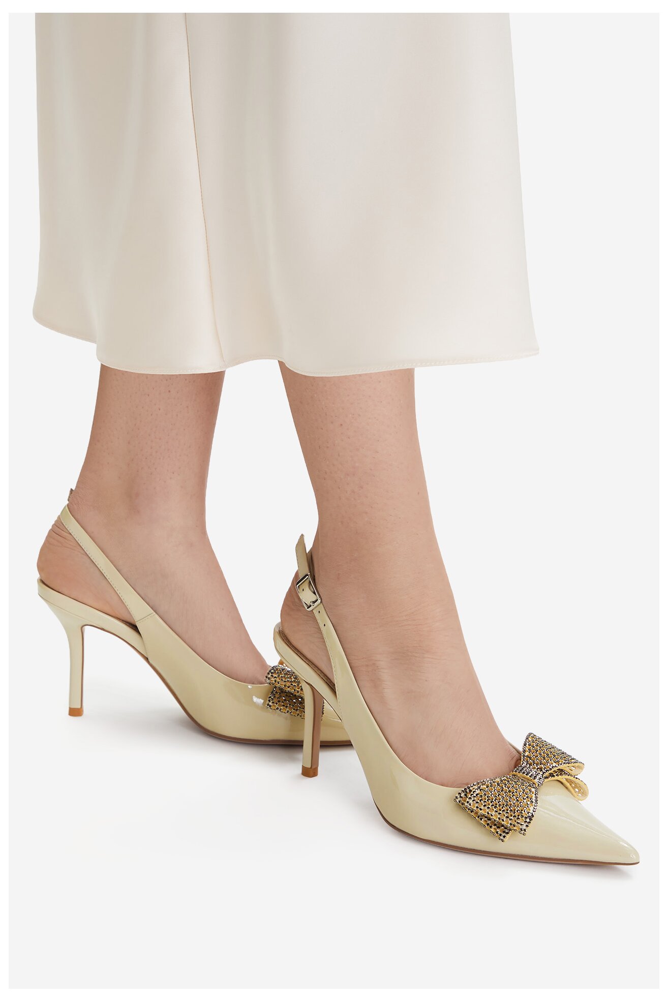 Czółenka EVA MINGE ANEMONE-V1892-56-1 Beżowy