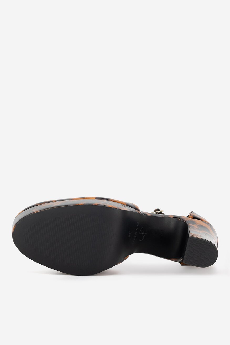 
                Елегантни обувки EVA MINGE ТЪМНОКАФЯВ - 5905588900450