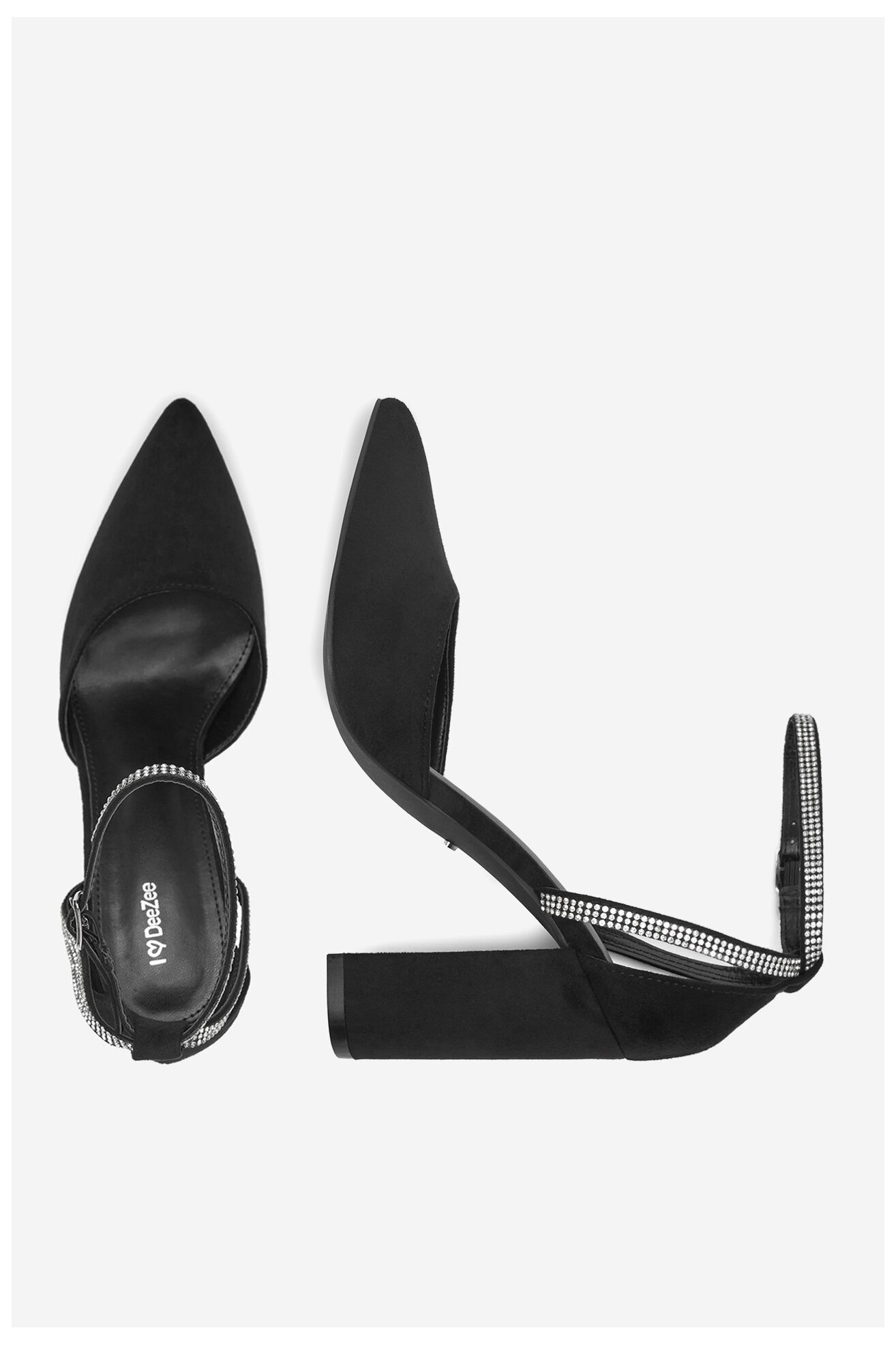 Czółenka DeeZee KL-HT4587-21 Czarny