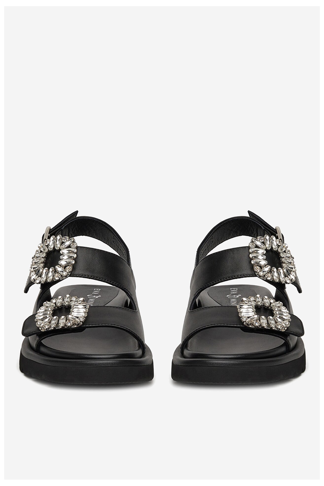 Сандалі EVA MINGE SNOWDROP-I75-563 ЧОРНИЙ