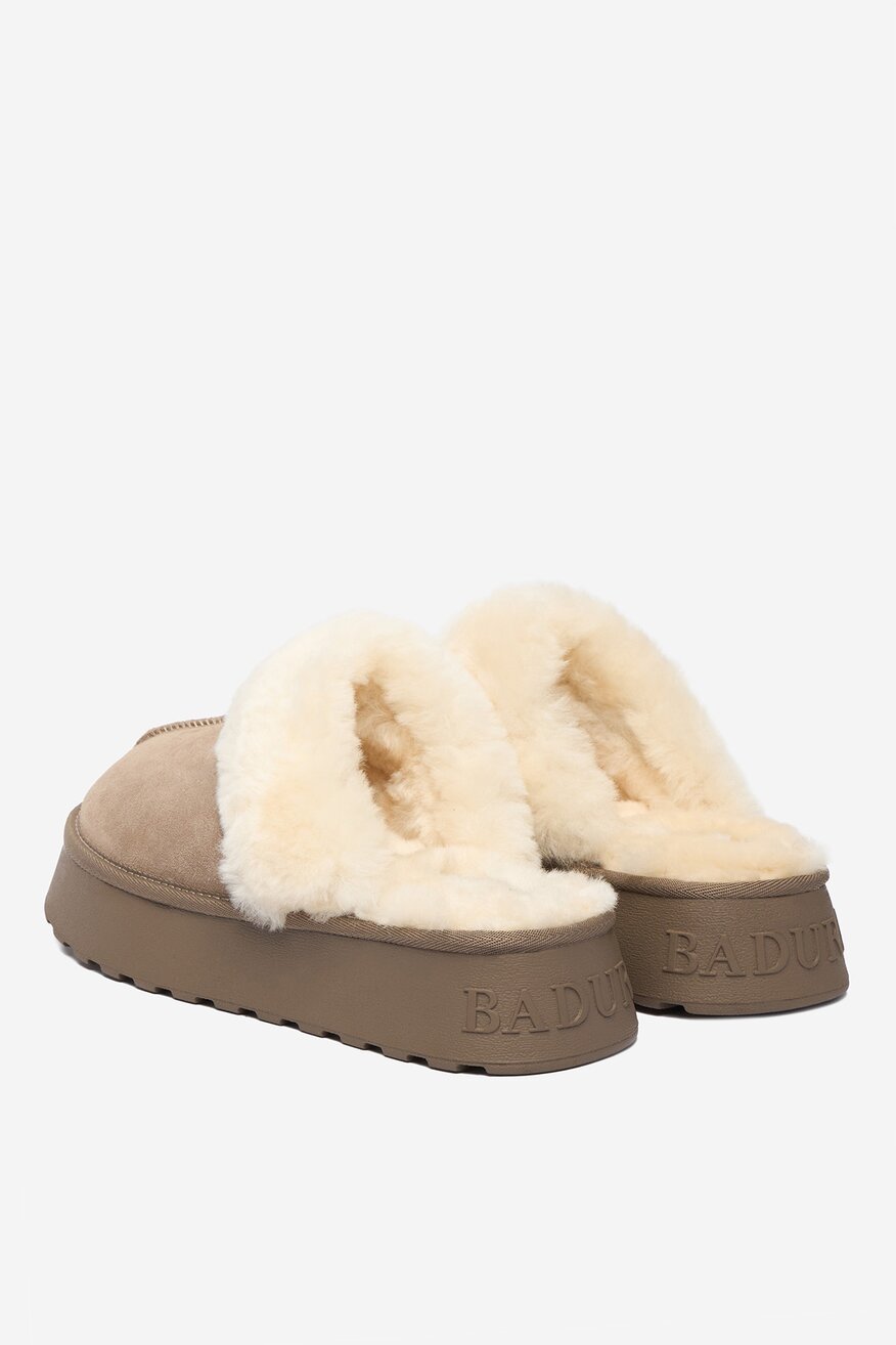 
                Badura - Mule zamszowe - 5906751276594