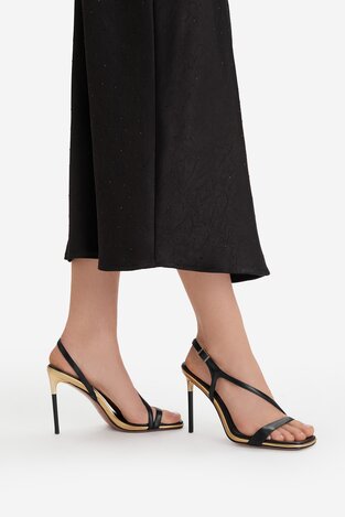 Сандалі EVA MINGE ROSEMARY-LT1520-2 ЧОРНИЙ