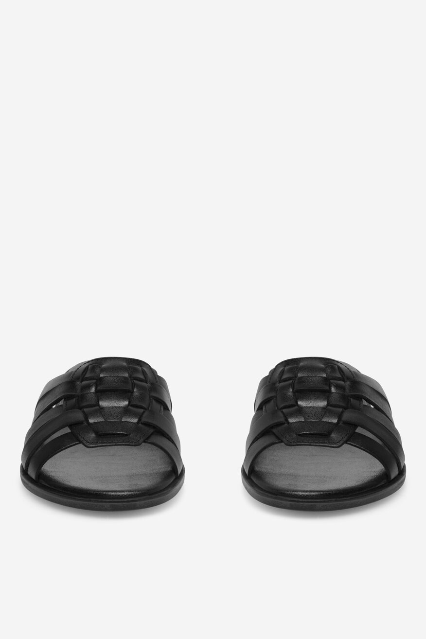 Lasocki - Klapki skórzane - 5905588572695