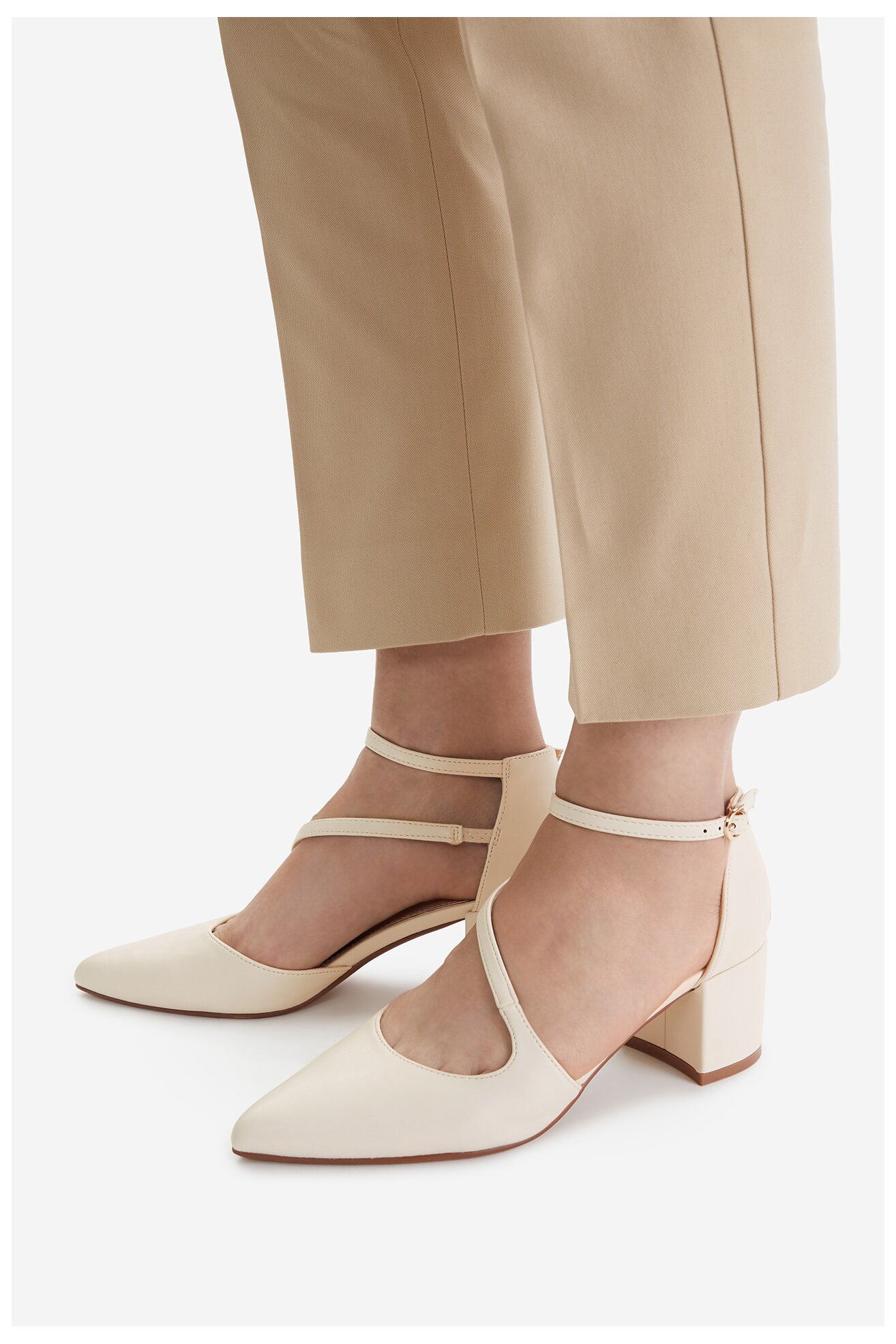 Елегантни обувки Jenny CEO-PF484 01 БЕЖОВ