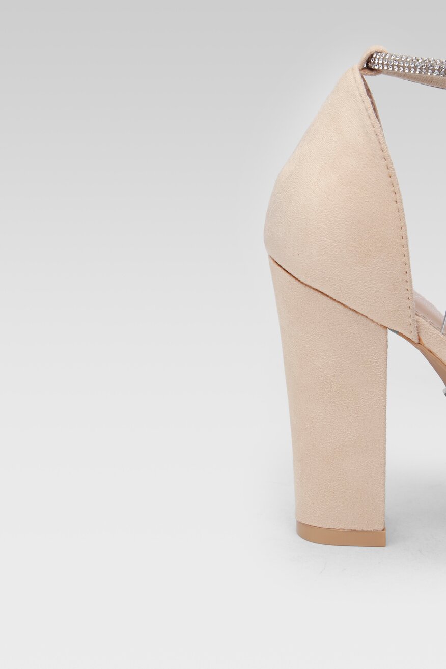 Pantofi cu toc DeeZee BEJ - 5904862533421