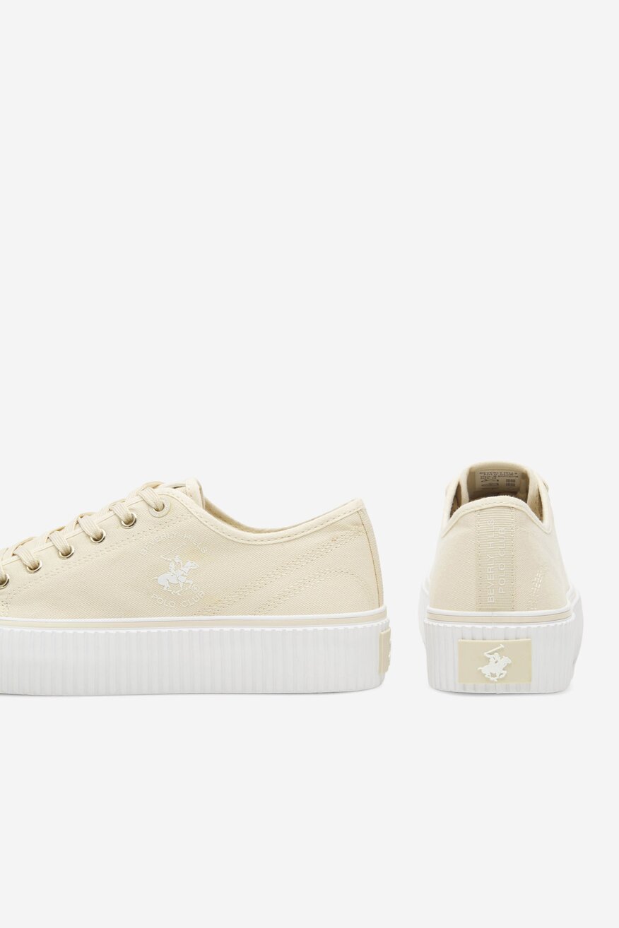 Pantofi pânză Beverly Hills Polo Club BEJ - 5905588319160