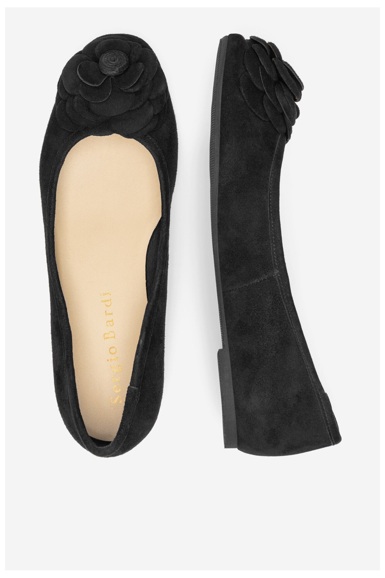 Baleriny Sergio Bardi WI40-F1105-01SB Czarny