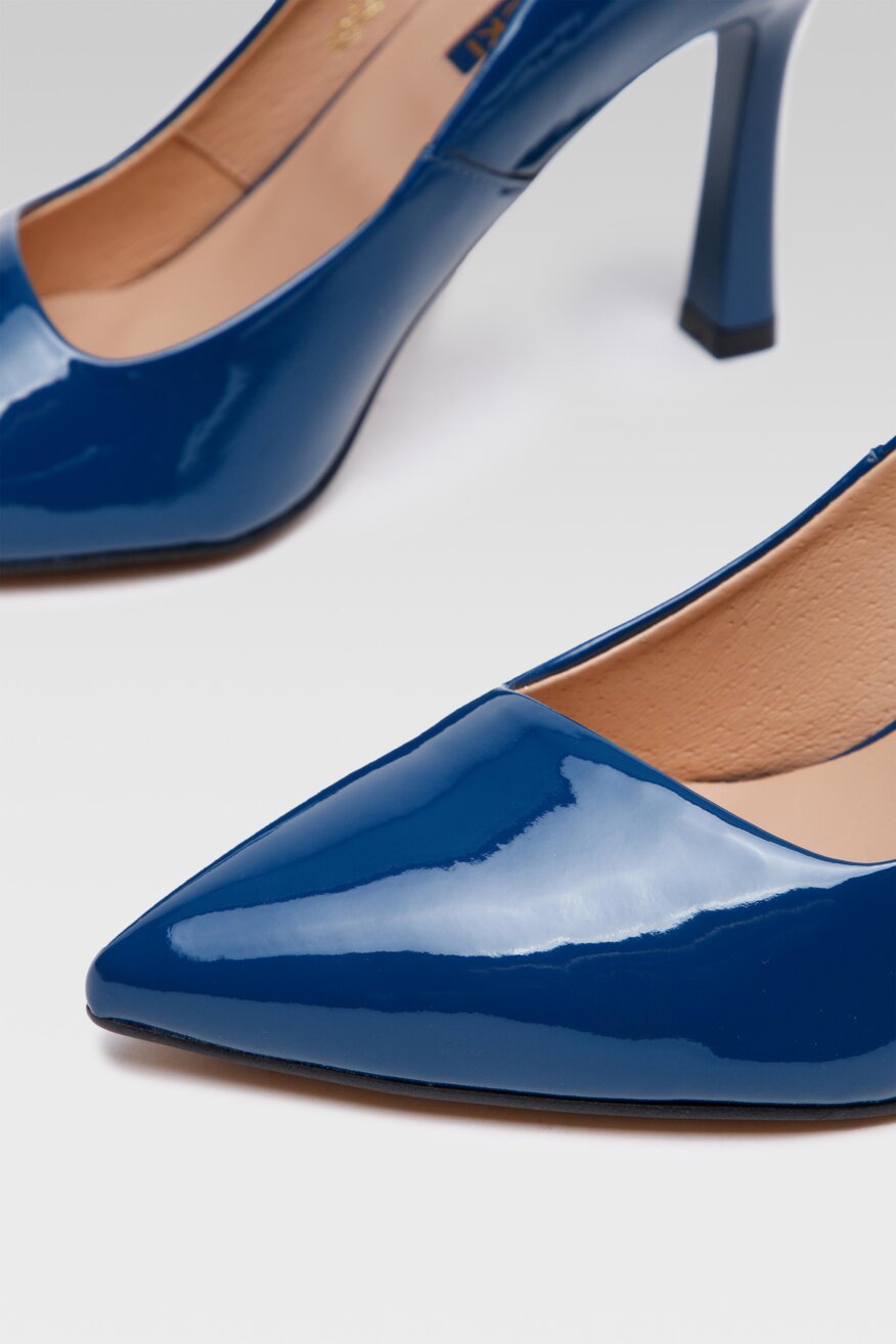 
                Lasocki - Skórzane czółenka na obcasie - 5903698860756