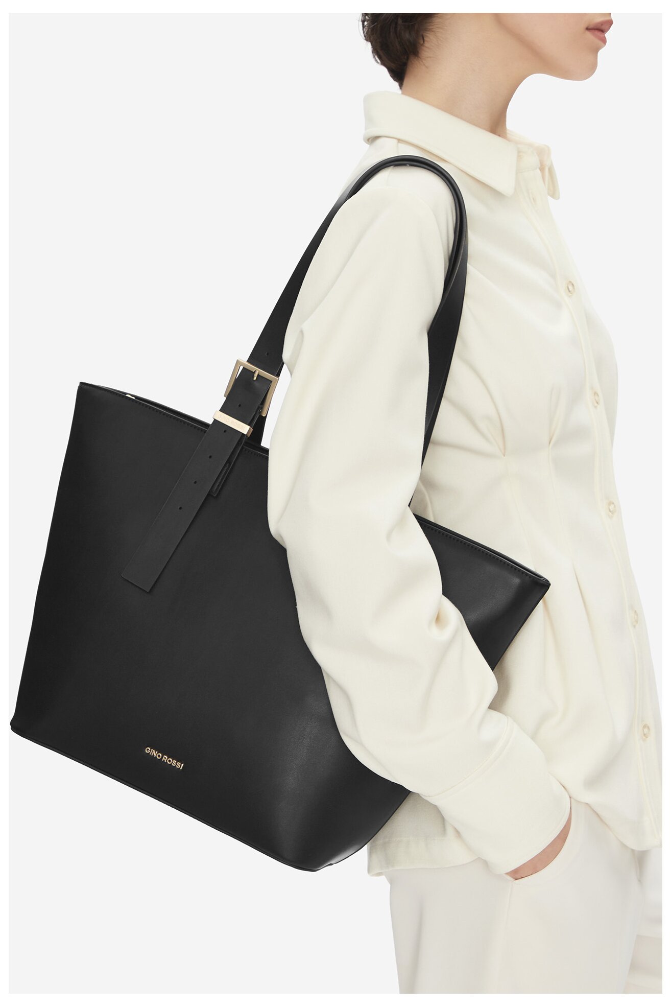 Torba Gino Rossi C-AYSHA-KQ78 CRNA