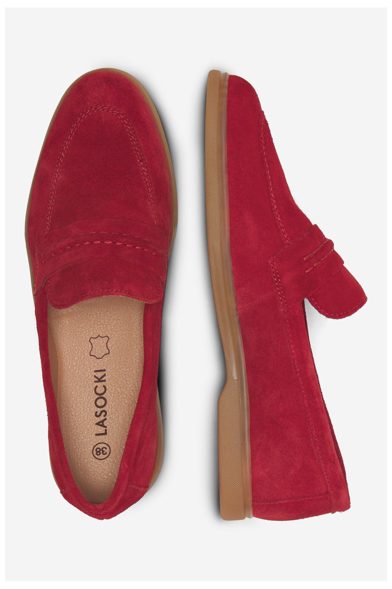 Mocasini Lasocki WI16-VINISKA-01 ROŞU