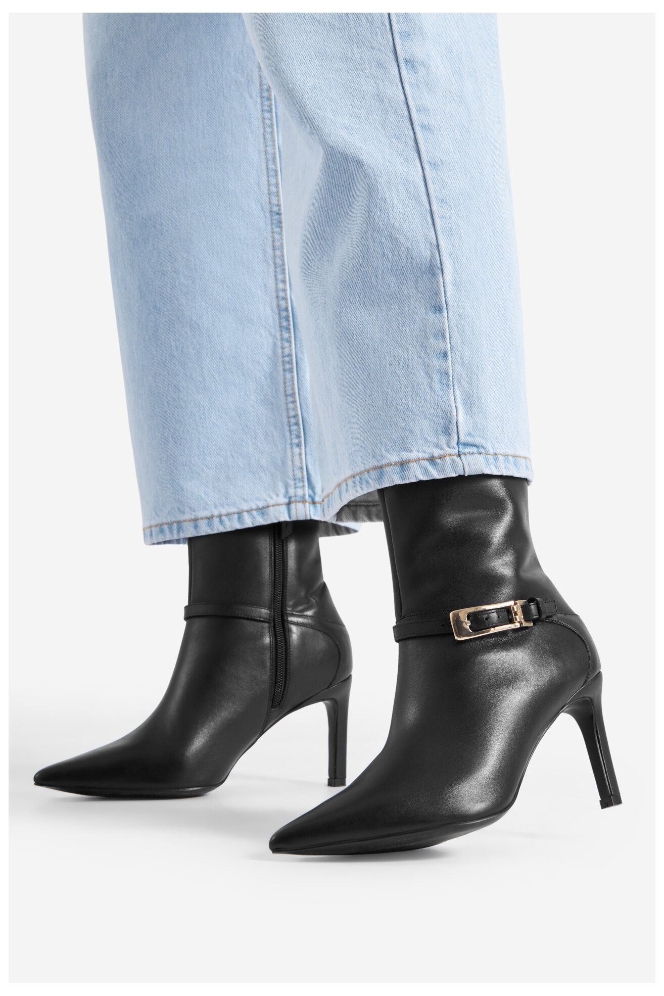 Botki Gino Rossi FLORIA-116035 Czarny