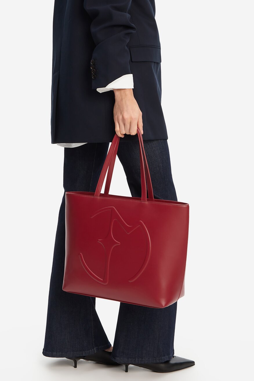 Дамска чанта EVA MINGE БОРДО - 5906751330135