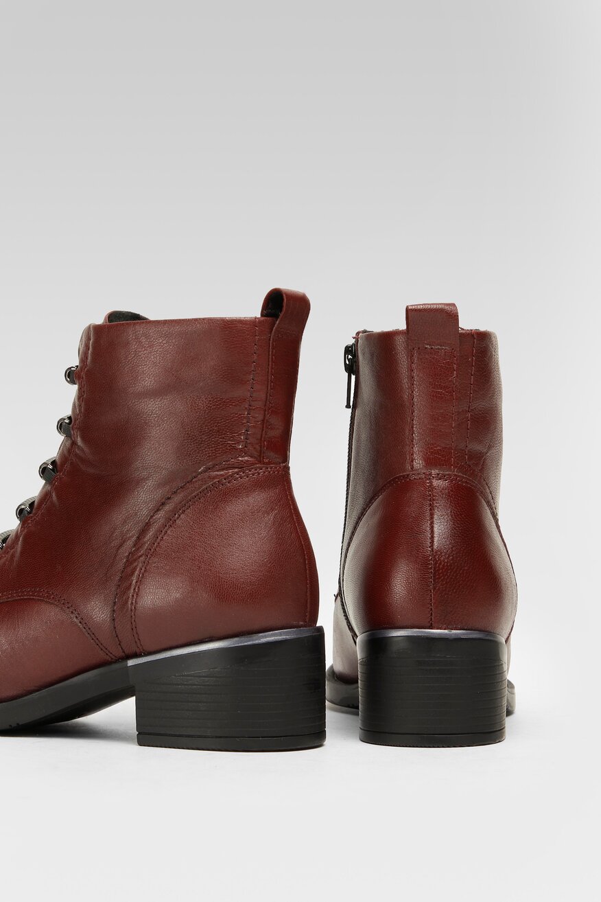 Lasocki - Trzewiki skórzane ocieplane - 5904862263311