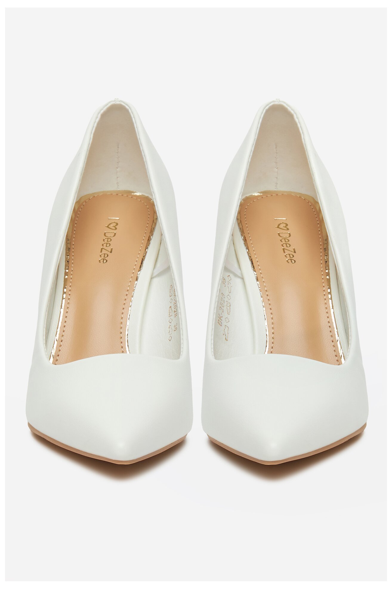 Czółenka DeeZee BK-2628 Biały