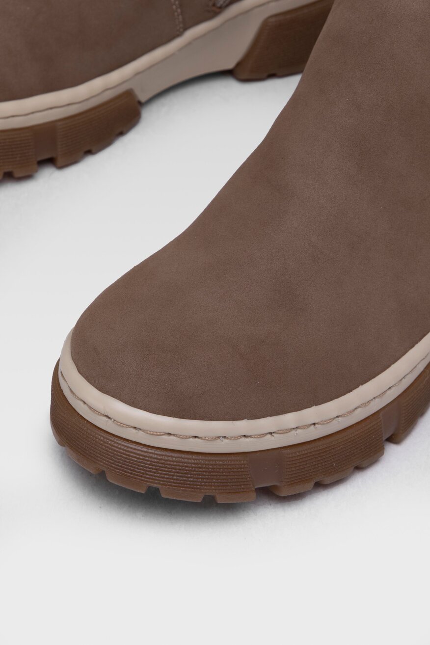 
                Rieker - Botki beżowe - 5903698972305