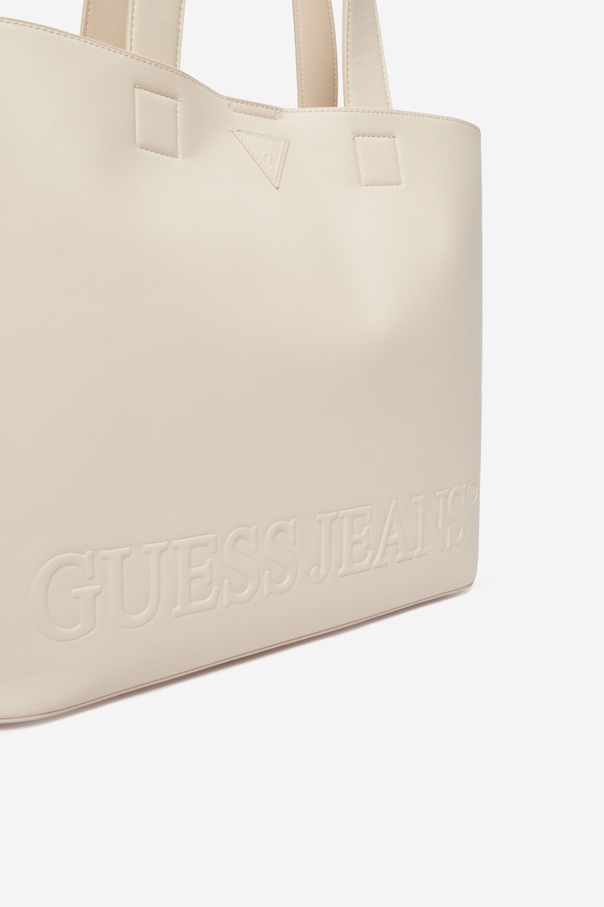 
                Дамска чанта GUESS JEANS БЕЖОВ - 5906751906309