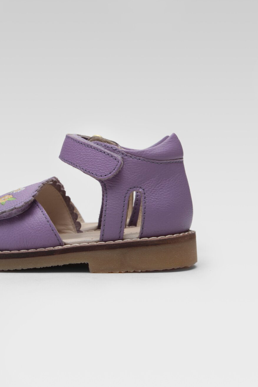 
                Lasocki Kids - Skórzane sandały fioletowe - 5904862732763