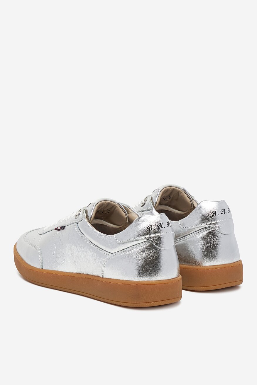 Sneakerși Beverly Hills Polo Club ARGINTIU - 5906751163962