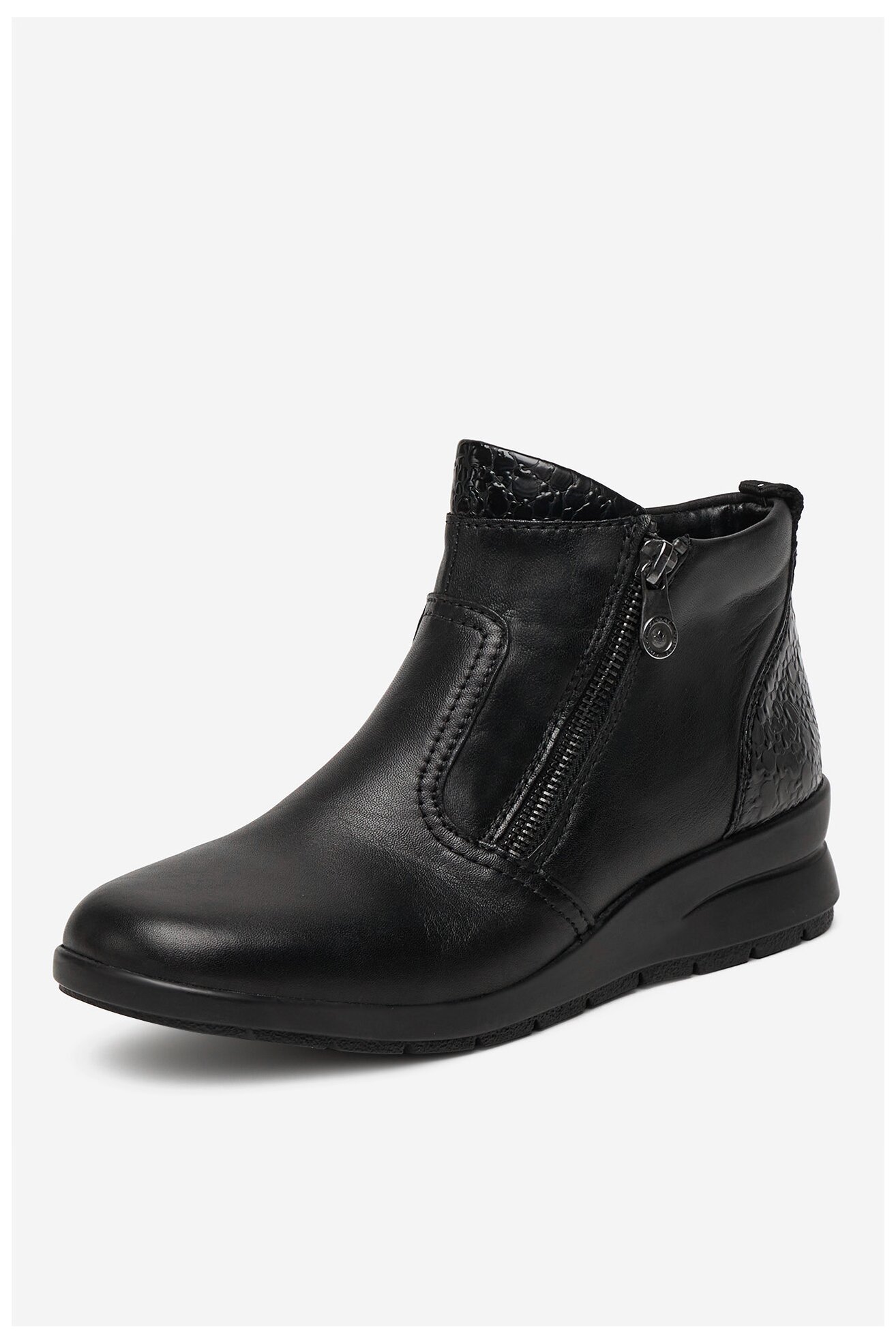 Bokacsizma Rieker L4861-00 FEKETE