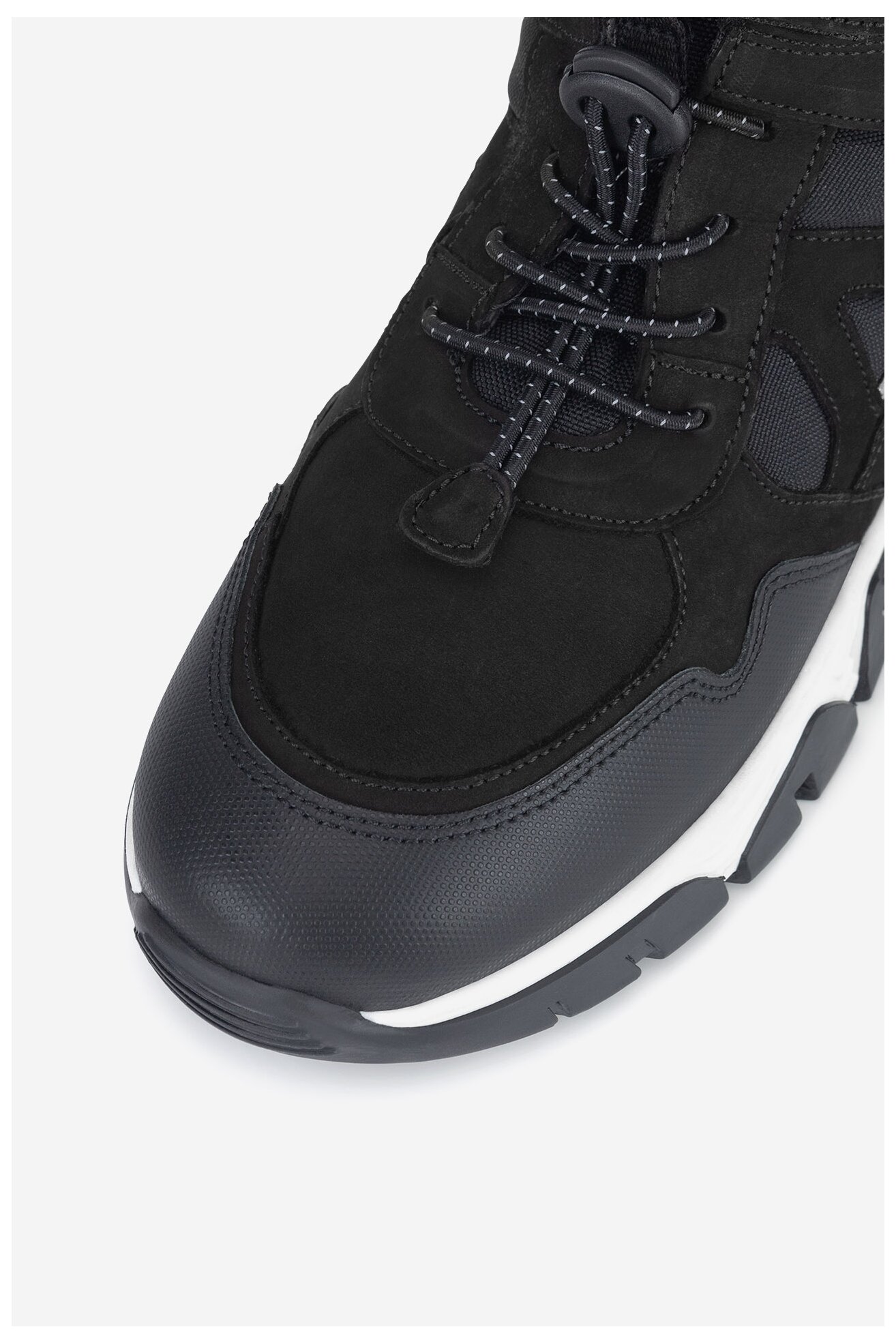 Šněrovací vyšší obuv Lasocki Young TOM BI12-8387-13 ČERNÁ