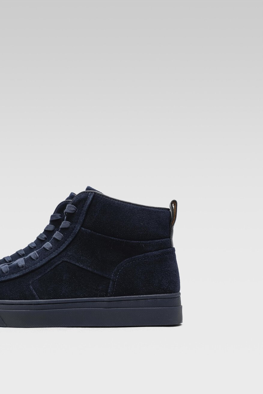 
                Gino Rossi - Trampki skórzane wysokie - 5904862371061