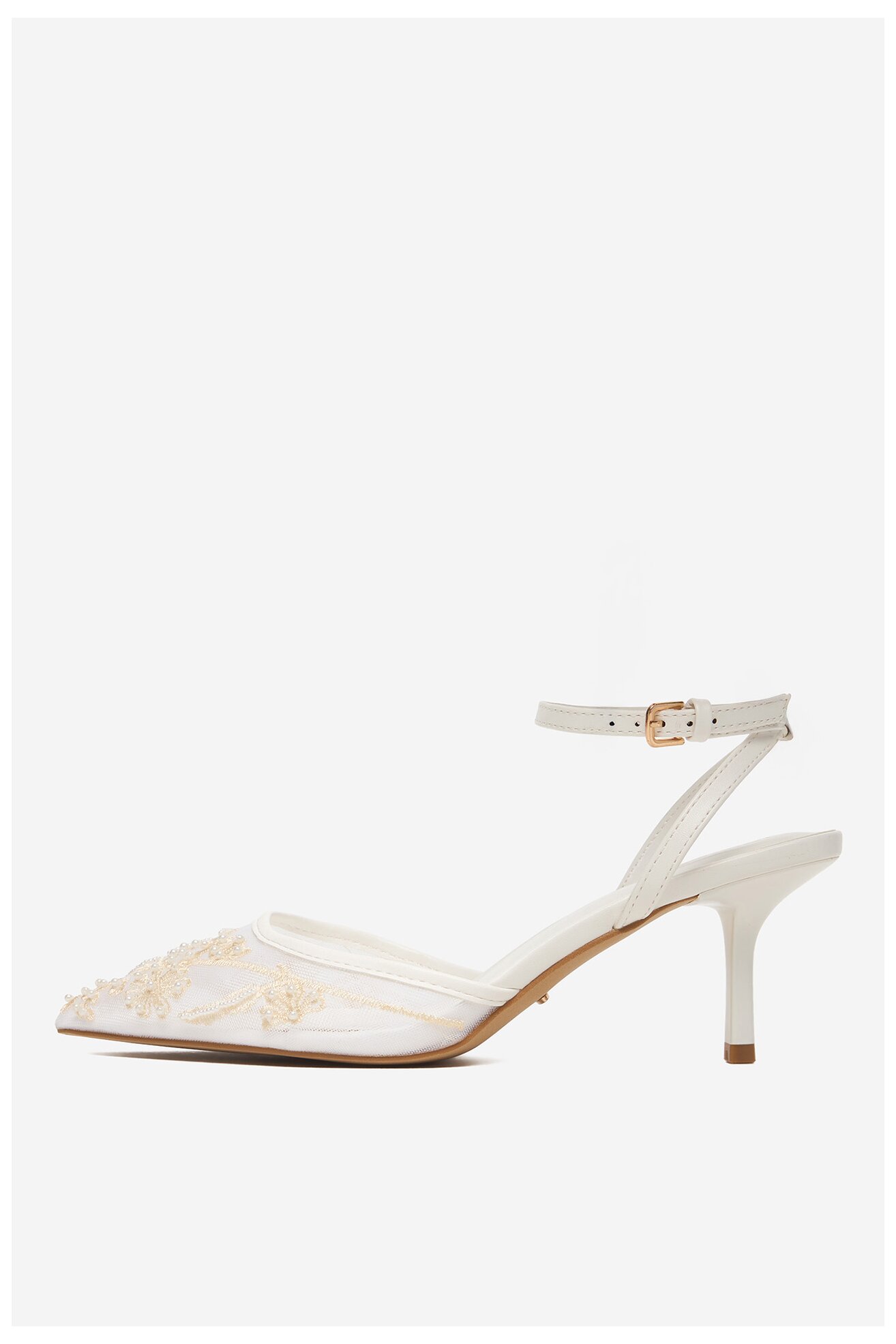 Czółenka DeeZee CEO-CD25-09-3 Biały