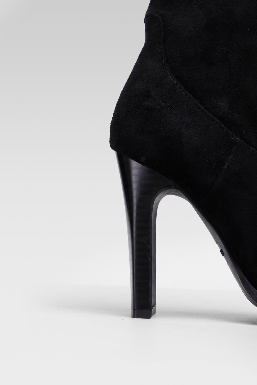 
                DeeZee - Botki czarne z suwakiem - 5903698910642