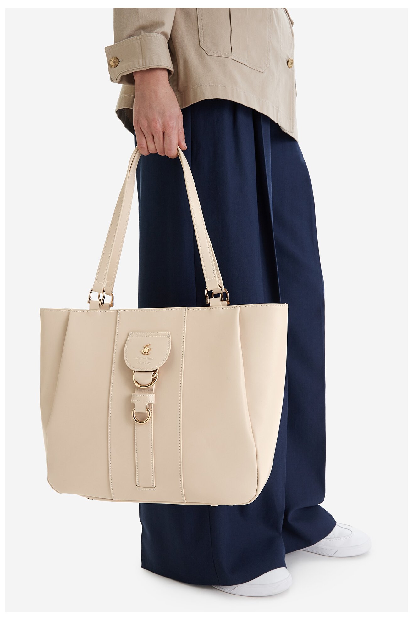 Сумка З Ремінцем Beverly Hills Polo Club CEO-BHPC-C-025-09 ІВОРИ