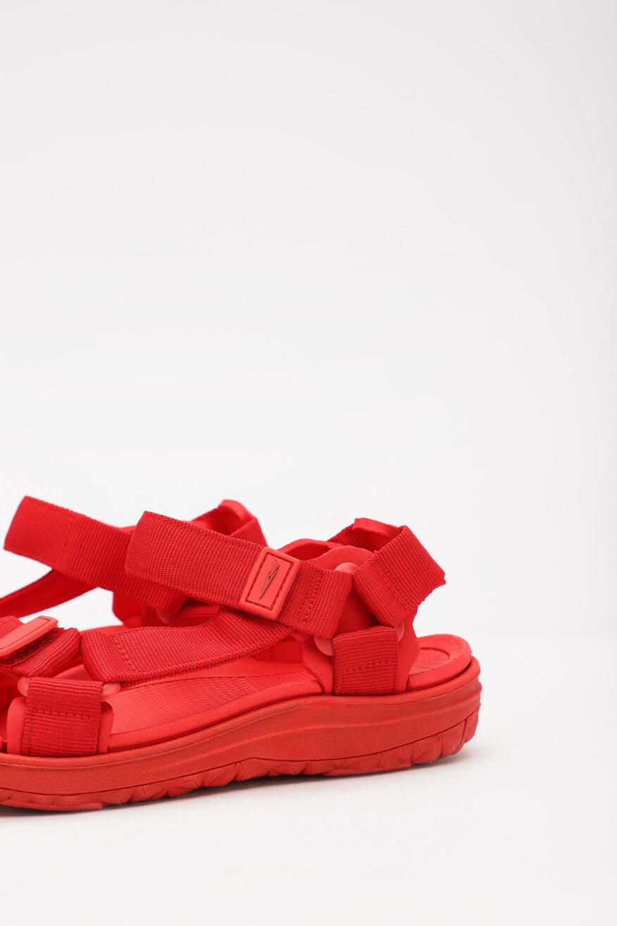 
                Sprandi - Sandały czerwone na rzep - 5903698355528