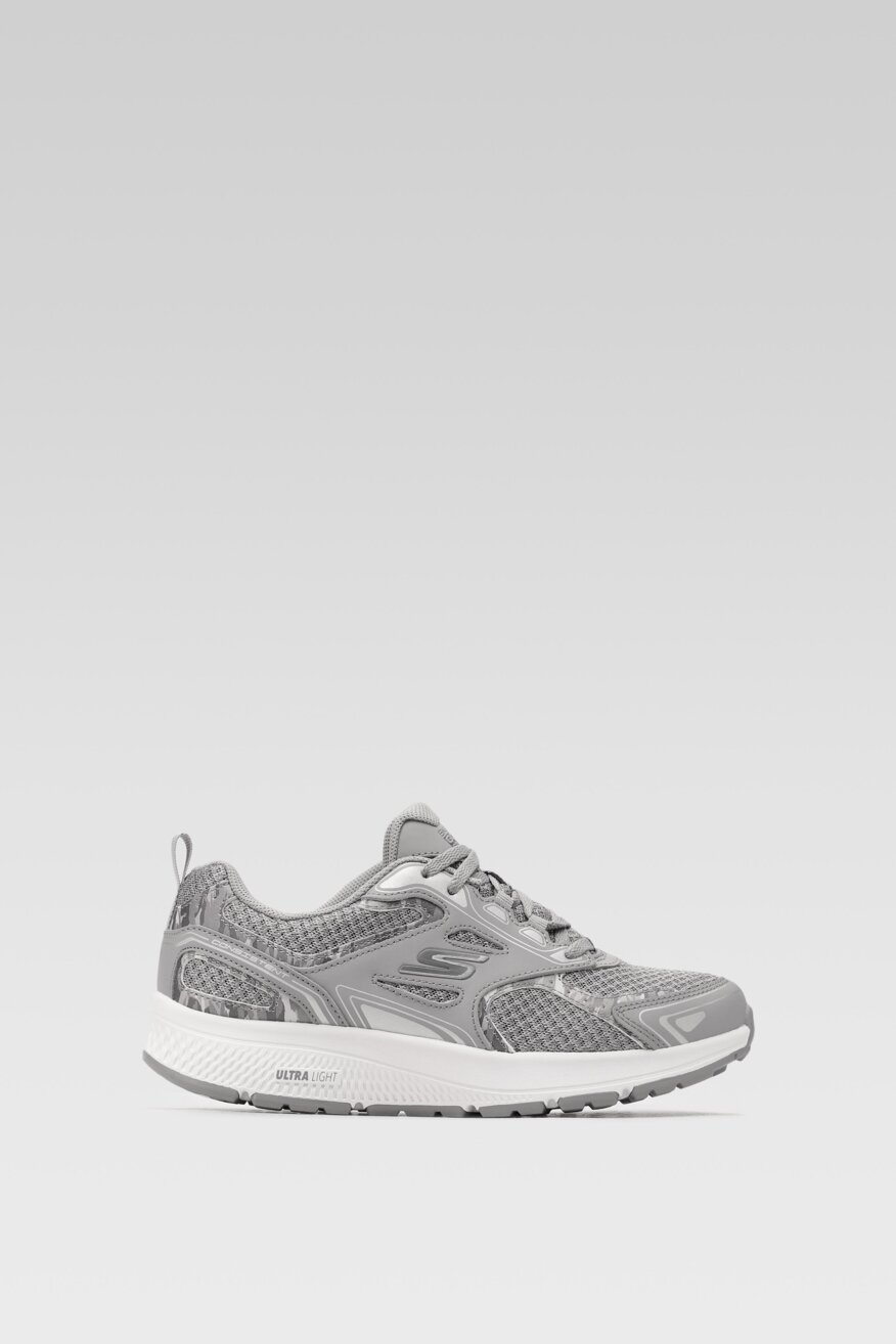 
                Skechers - Skórzane obuwie sportowe szare - 5903698442426