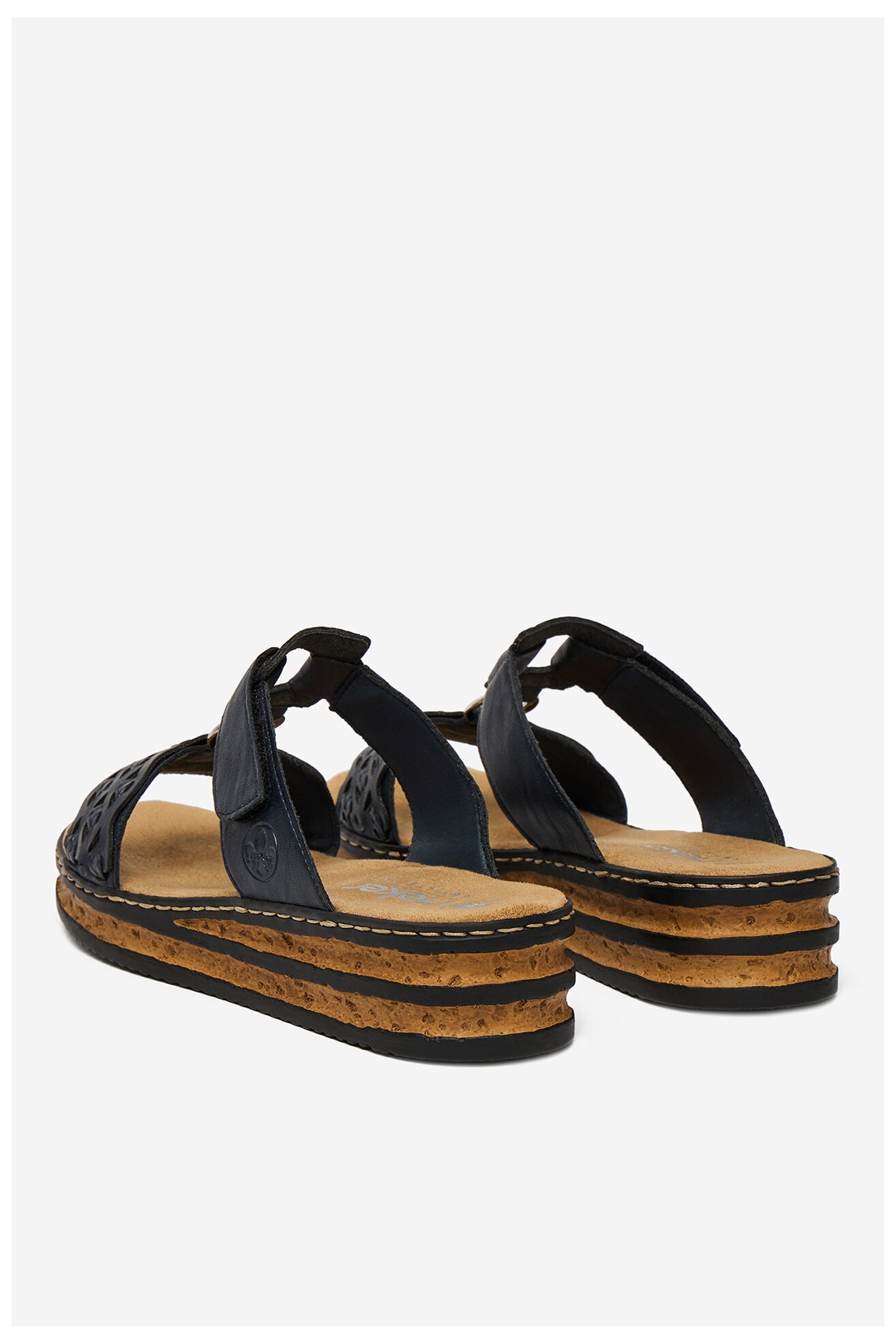 Klapki Rieker CEO-629K9-14 Granatowy