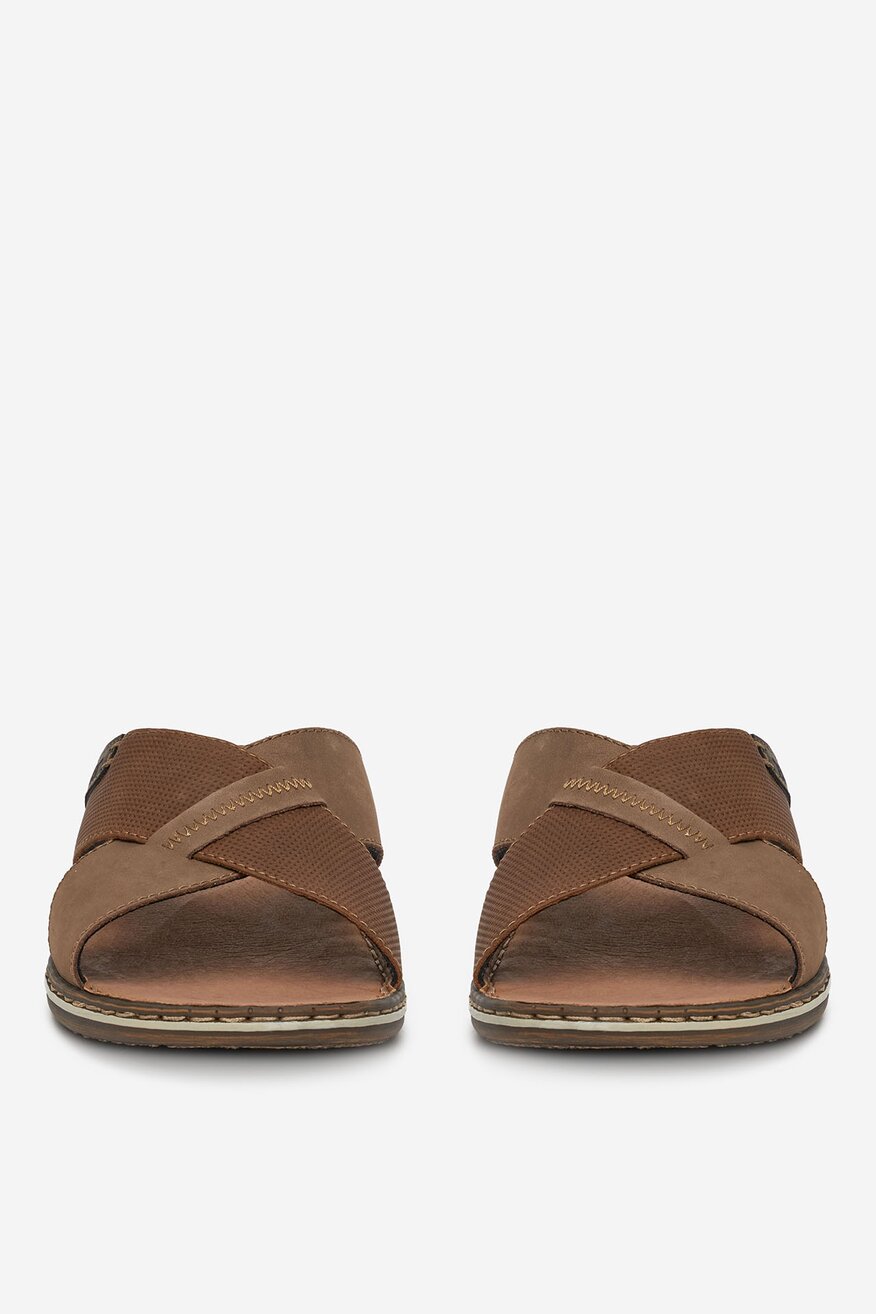 
                Rieker - Klapki skórzane - 5906751768075