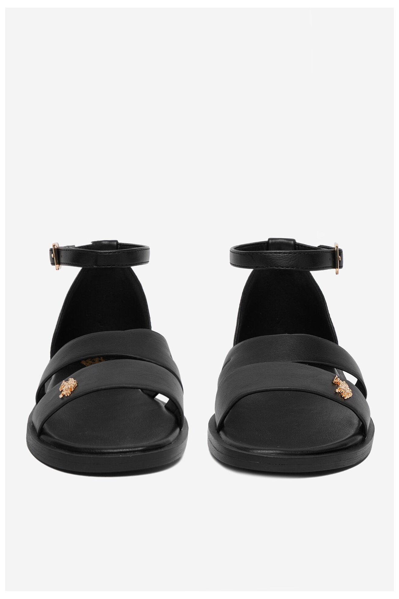 Sandały U.S. POLO ASSN. EO-CASSIE003W/6Y1 Czarny