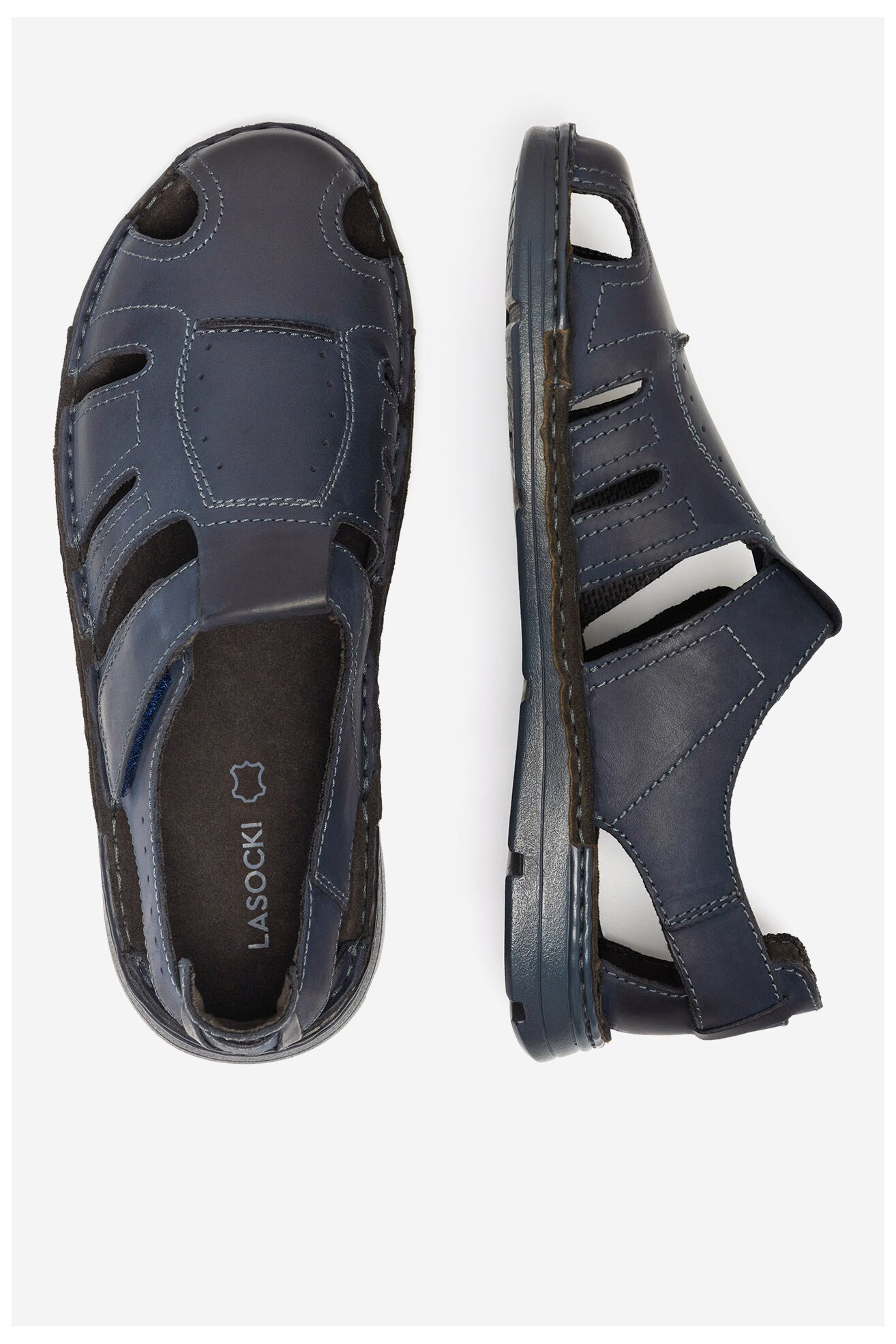 Szandál Lasocki MI08-PILTON-01 SÖTÉTKÉK
