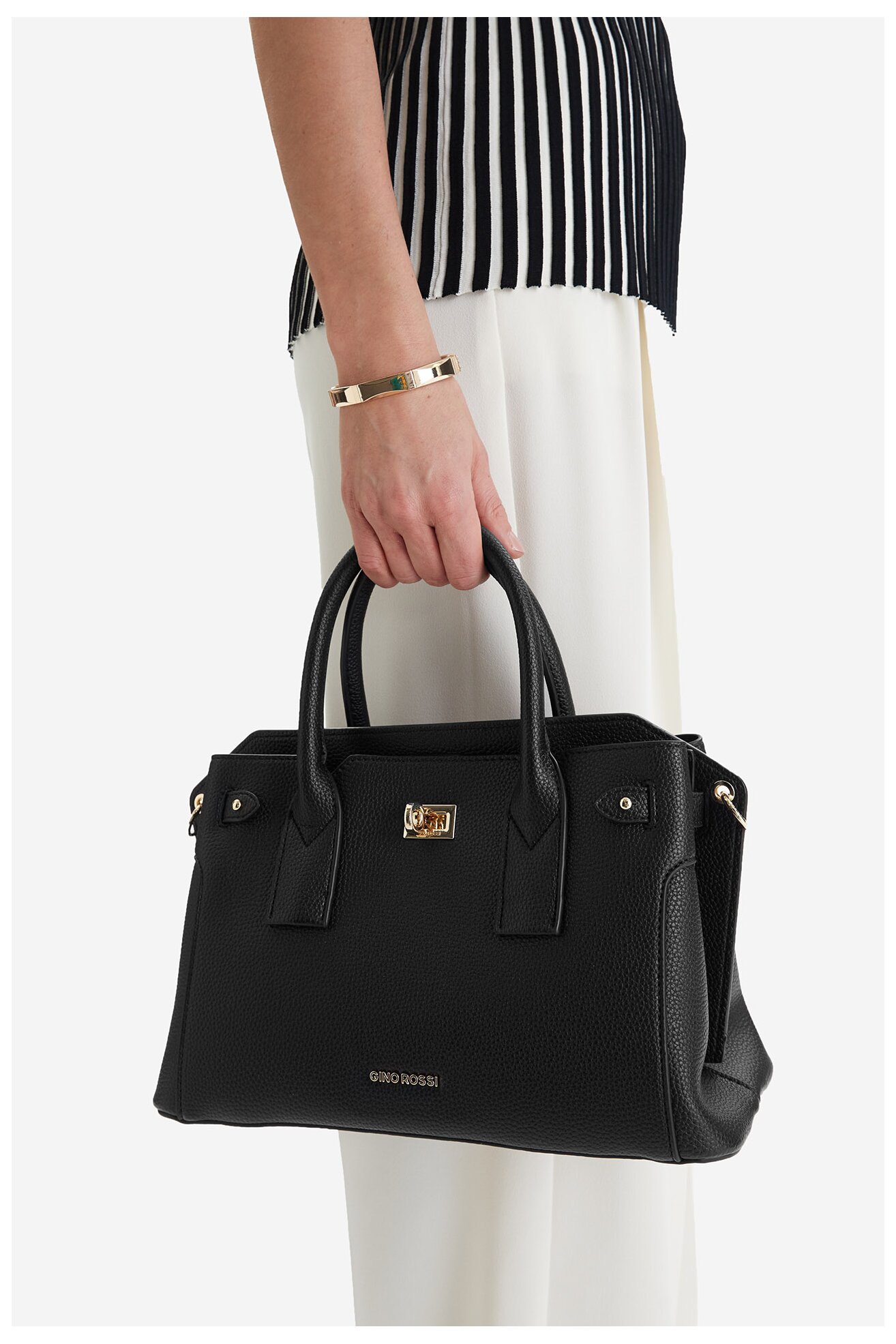 Сумка З Ремінцем Gino Rossi EO-LX20081 ЧОРНИЙ