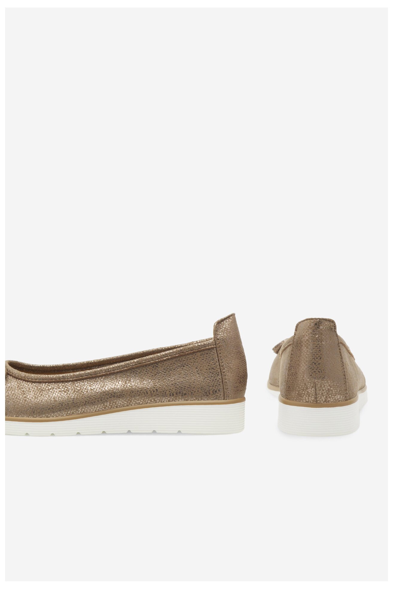 Baleriny Clara Barson WYL3650-3 Złoty