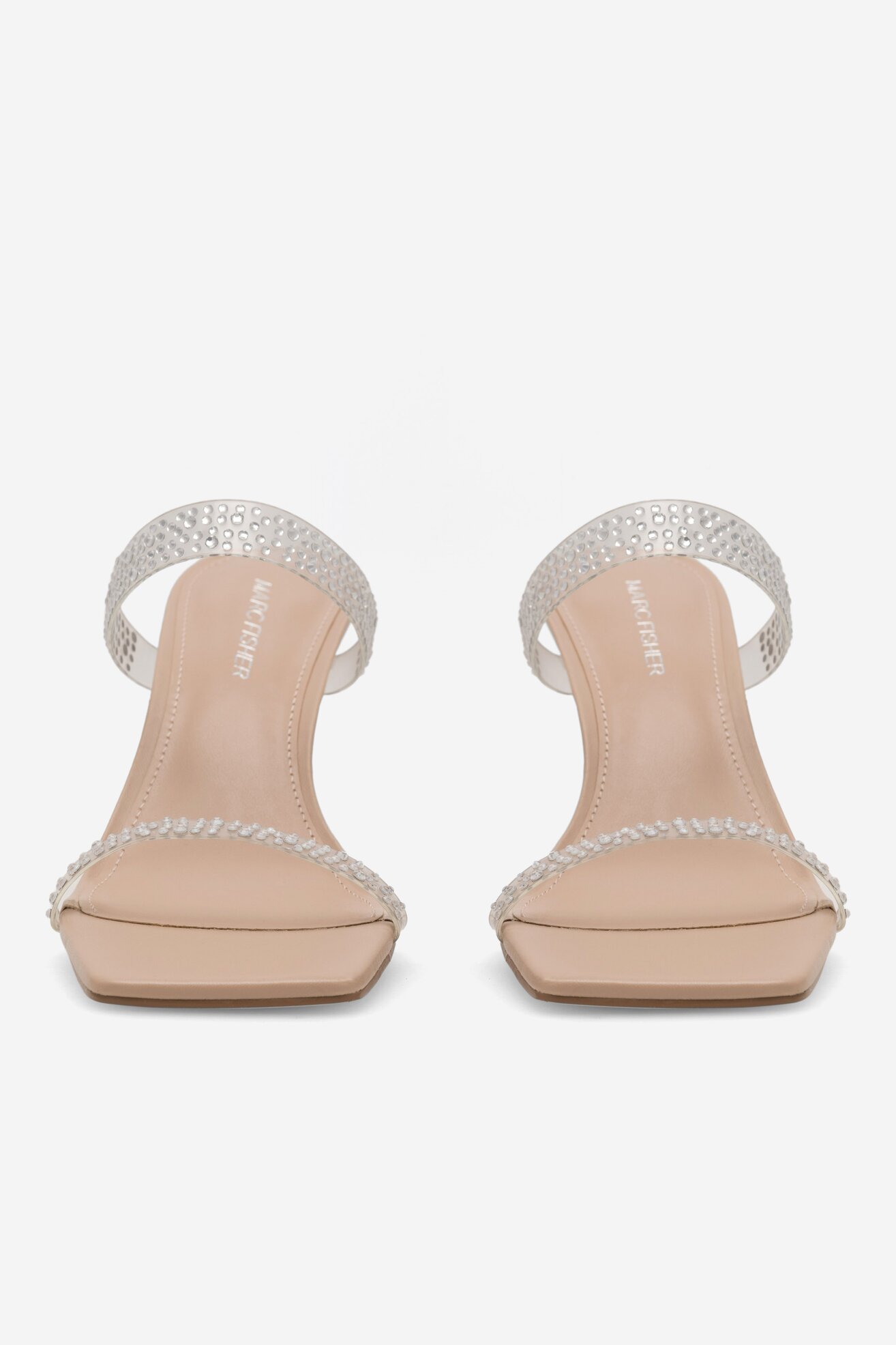 Klapki MARC FISHER F-ANLITA CLR01 Przezroczysty