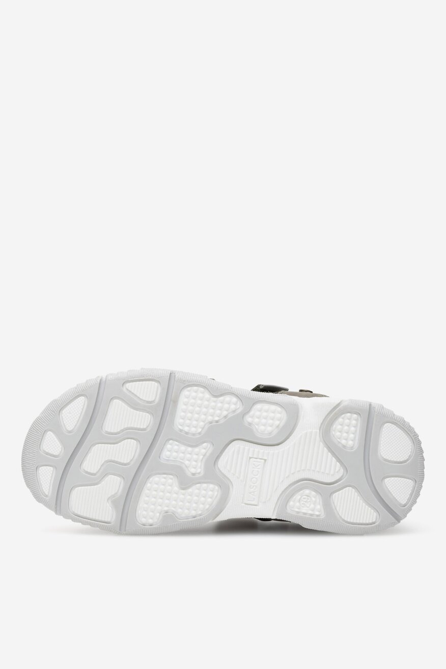 Lasocki Kids - Sandały skórzane na rzepy - 5905588582564