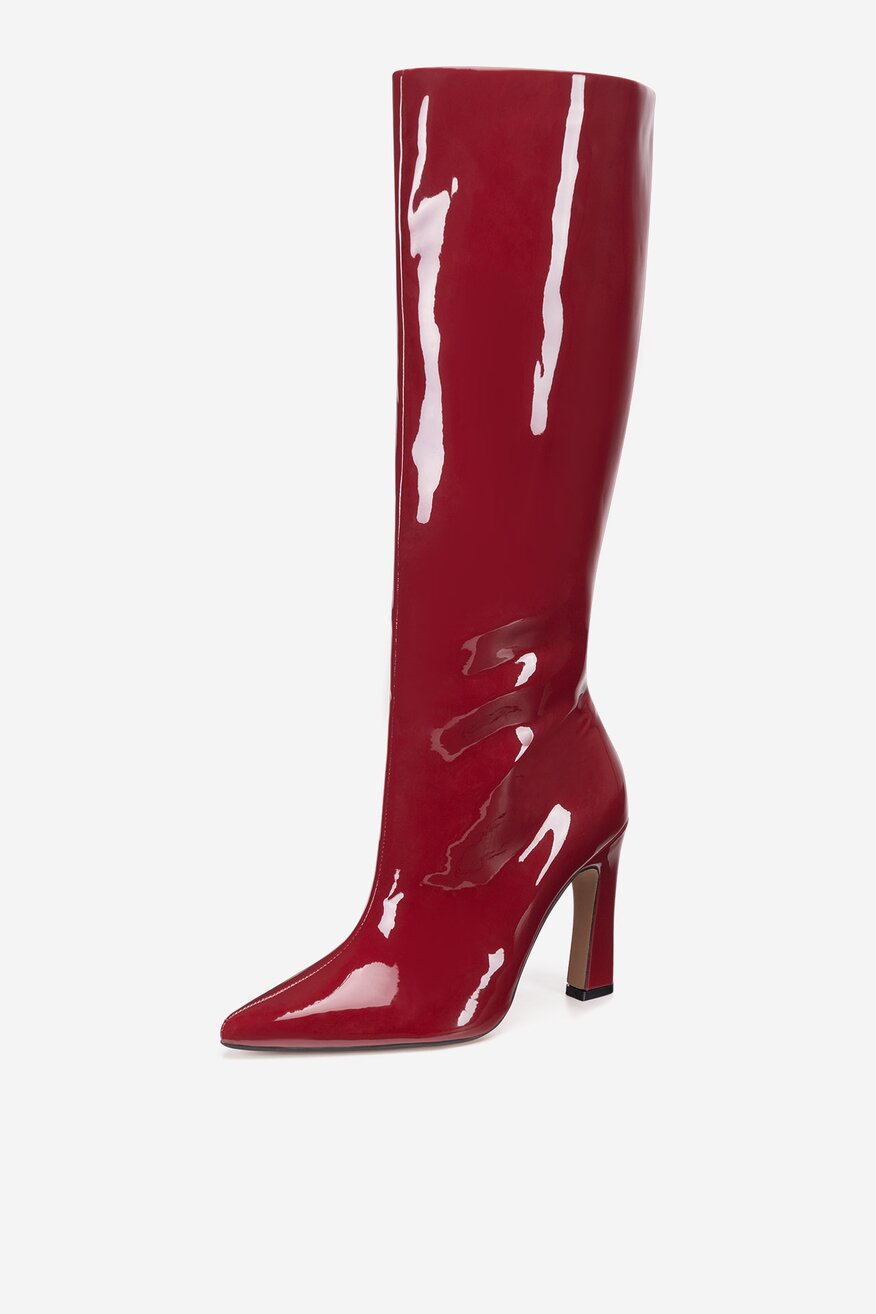 Kozačky NINE WEST ČERVENÁ - 5903419354113